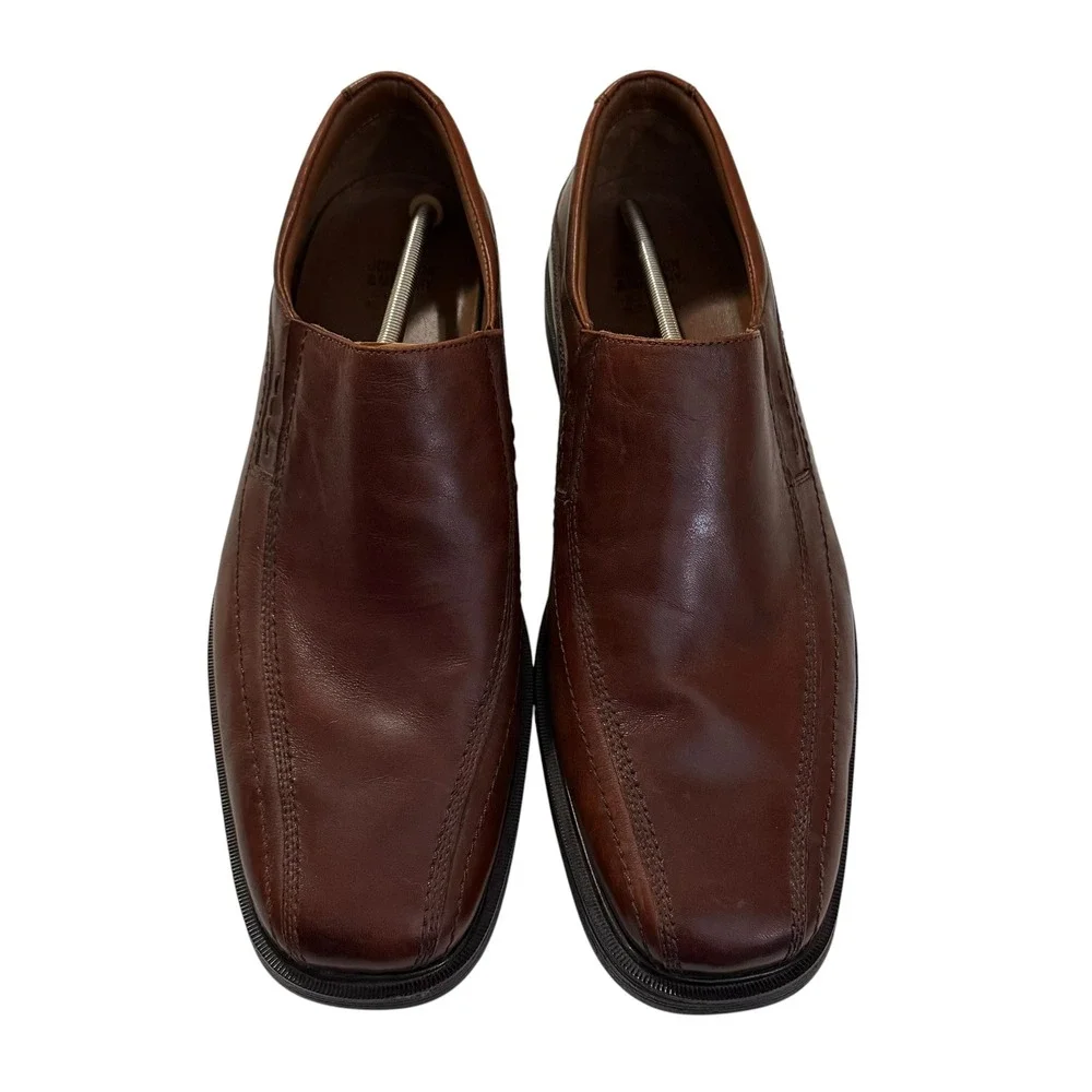Johnston & Murphy XC4 Mens Brown Leather Waterproof Loafers 20-2423 Size 14 XW